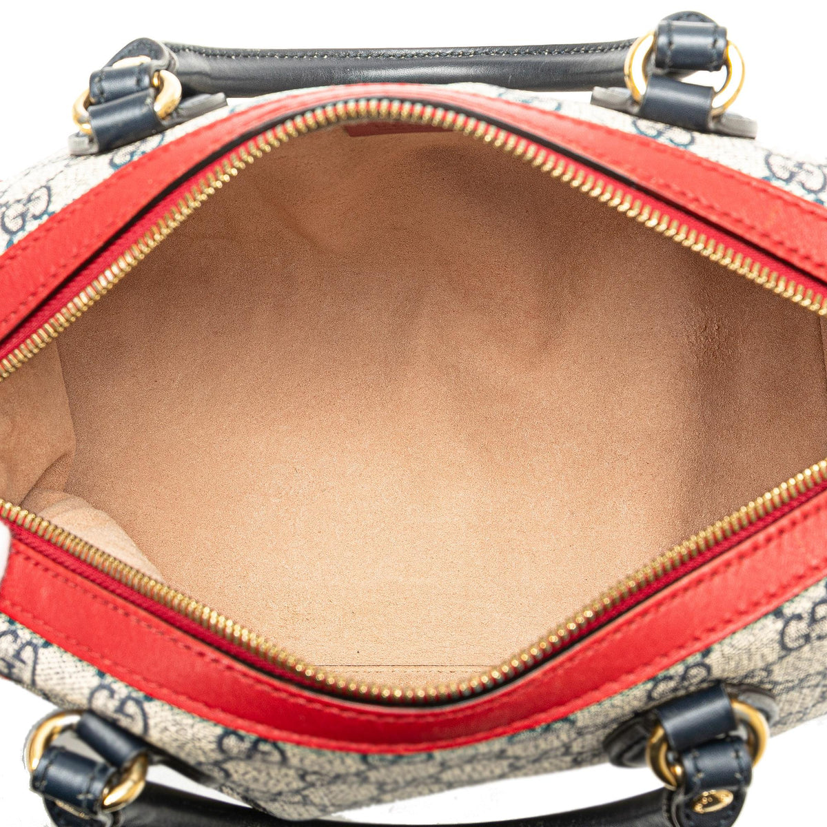 Gucci Small GG Supreme Boston Satchel