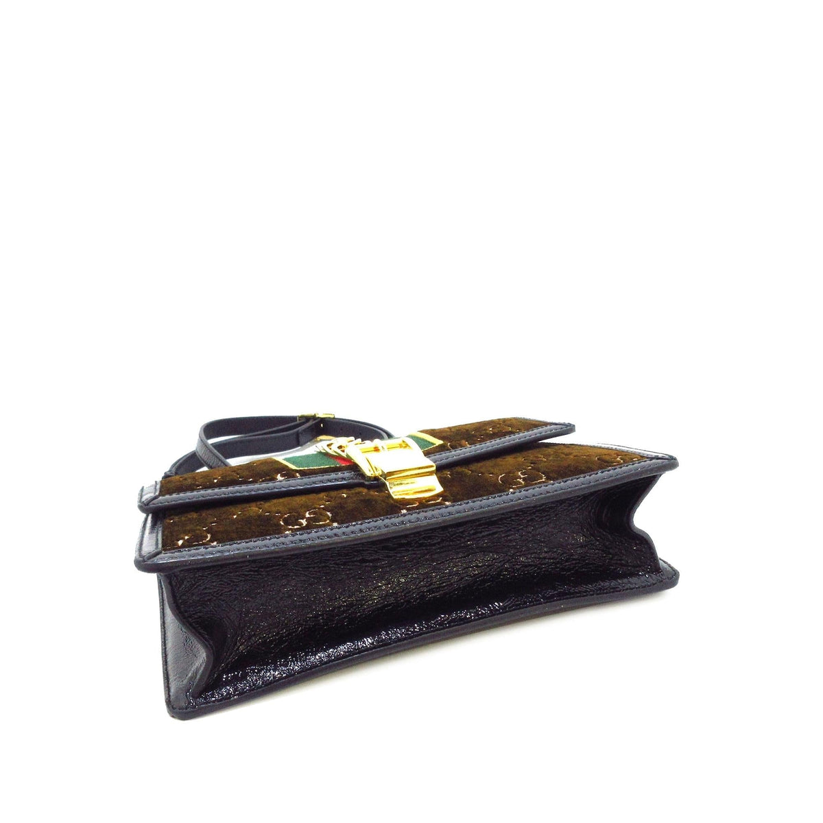 Gucci Small GG Velvet Sylvie Crossbody (SHG-UdhlJD)