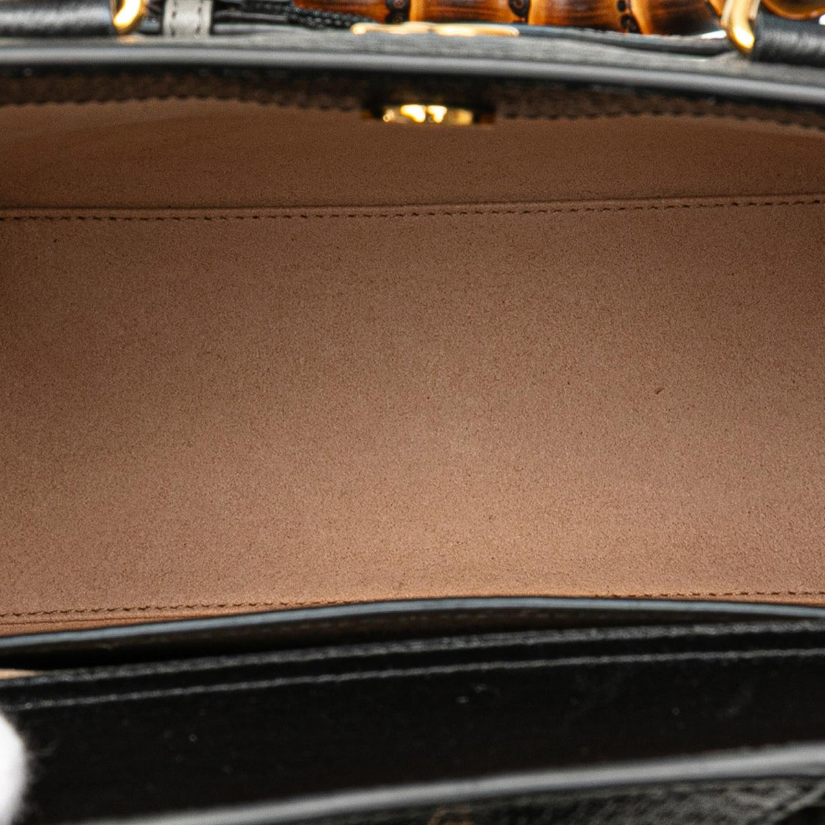 Gucci Small Leather Bamboo Diana Satchel