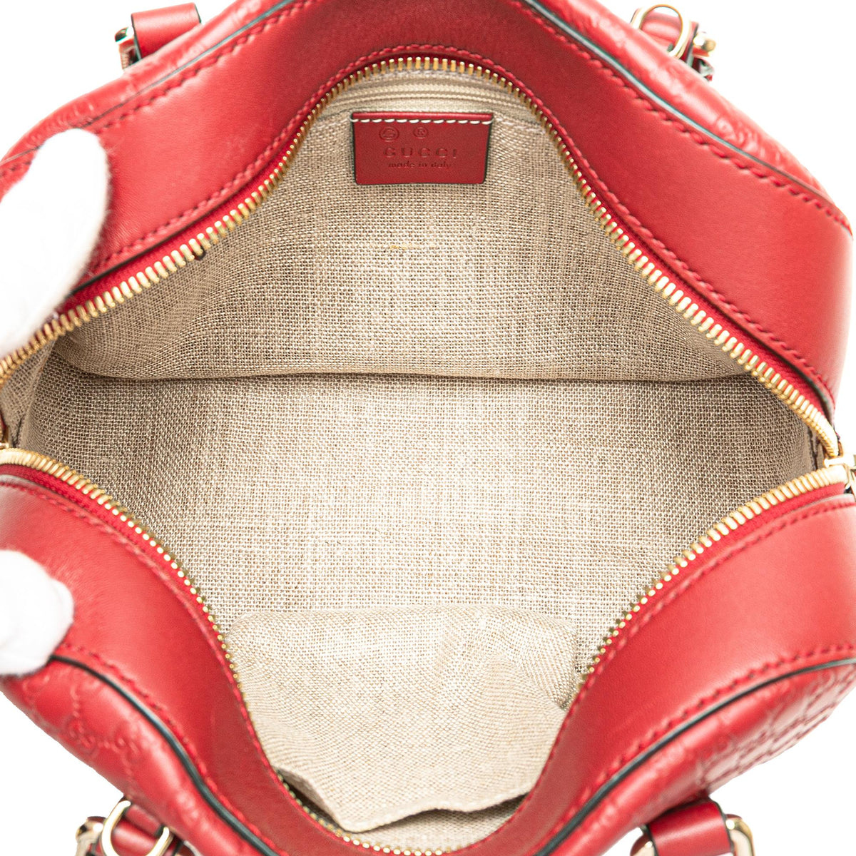 Gucci Small Microguccissima Bree Satchel