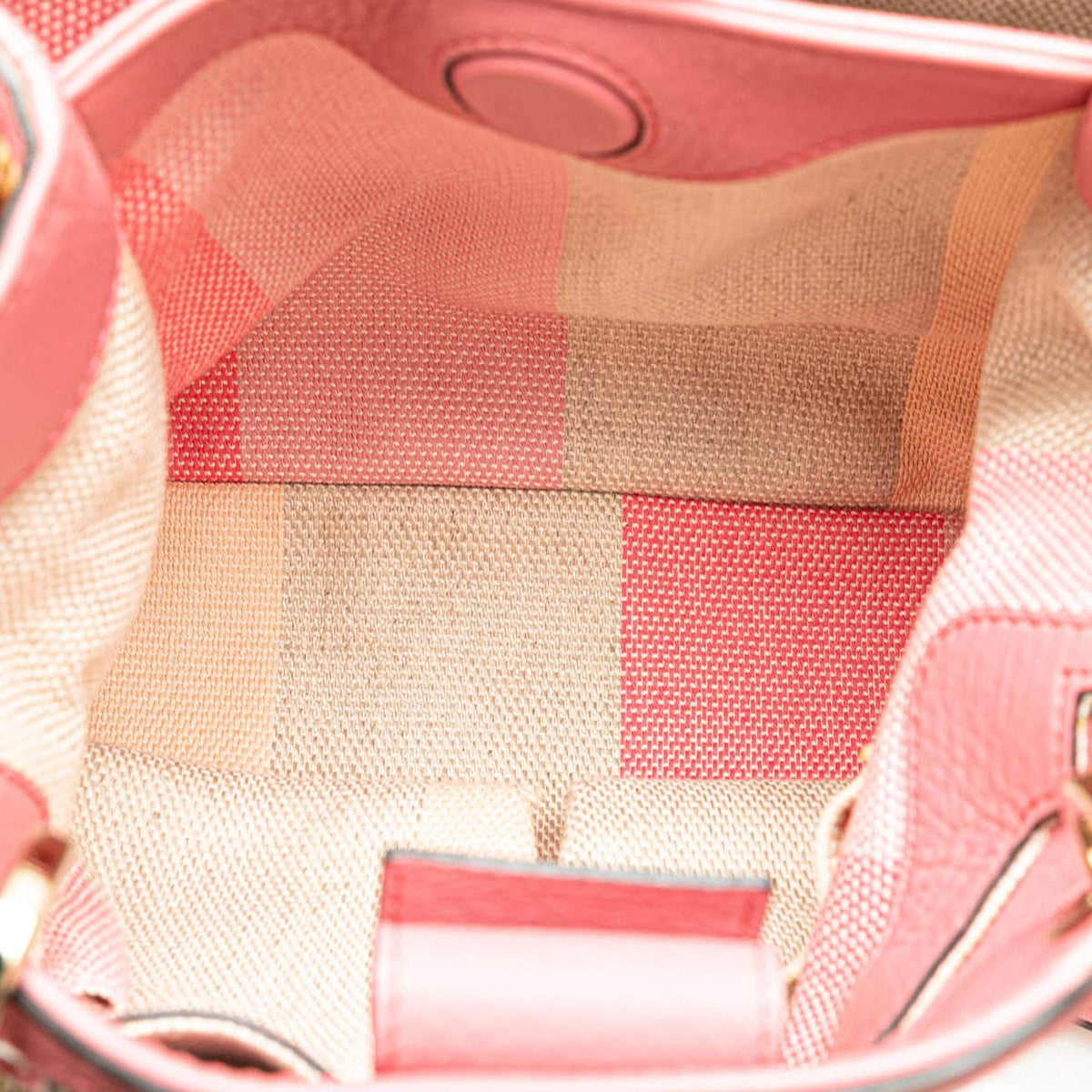 Gucci Small Raffia Bamboo Shopper Satchel