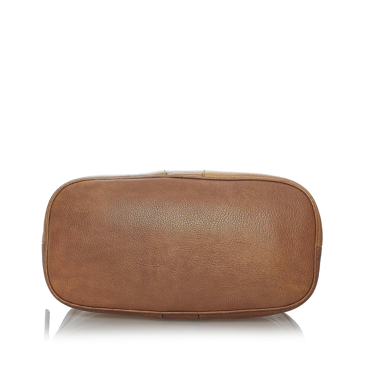 Gucci Web Dome Leather Satchel (SHG-30169)