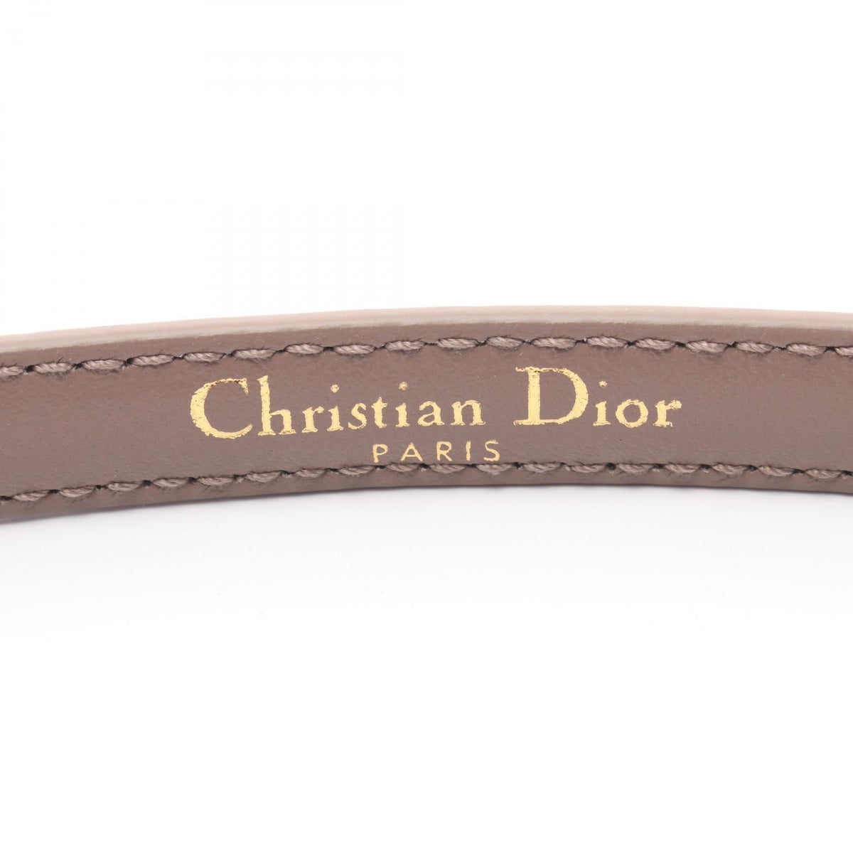 Dior CD logo mini belt Beige leather 2104102516730