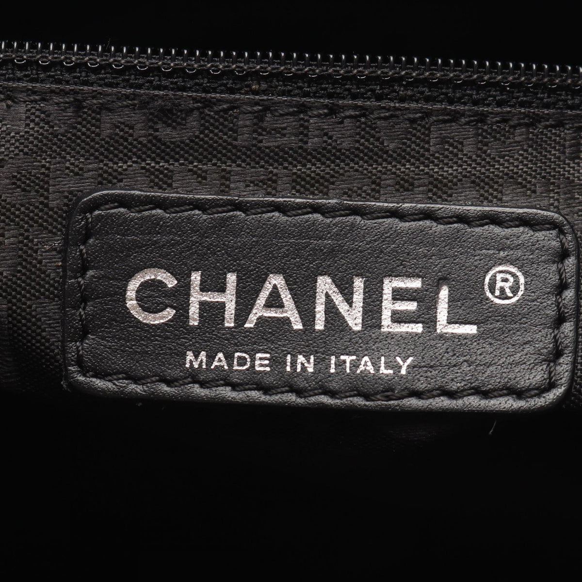 CHANEL Black Chocolate bar Grained Calfskin leather 2101220084585