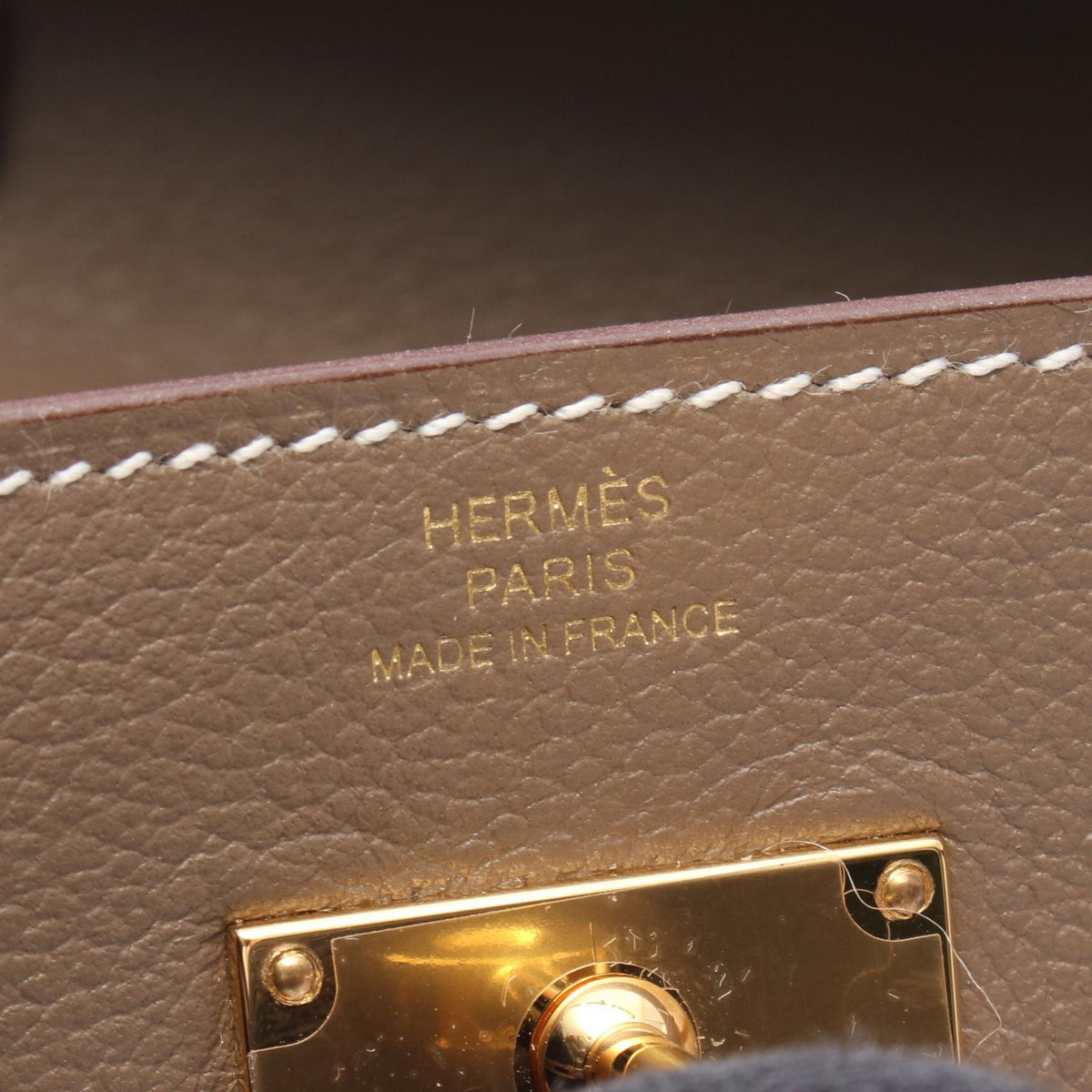 HERMES Kelly To Go Etoupe Grey Shoulder BagEtoupe Grey Etoupe Grey Gray Evercolor leather leather 2104102530569