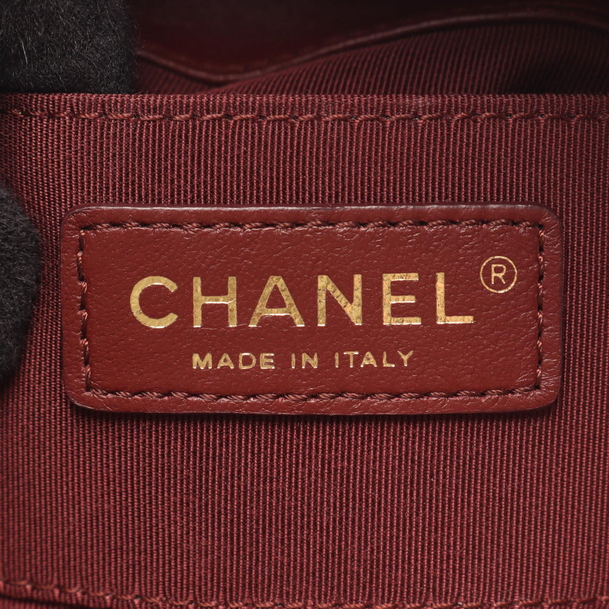 CHANEL Navy paris hamburg wool A57868 2106800639933
