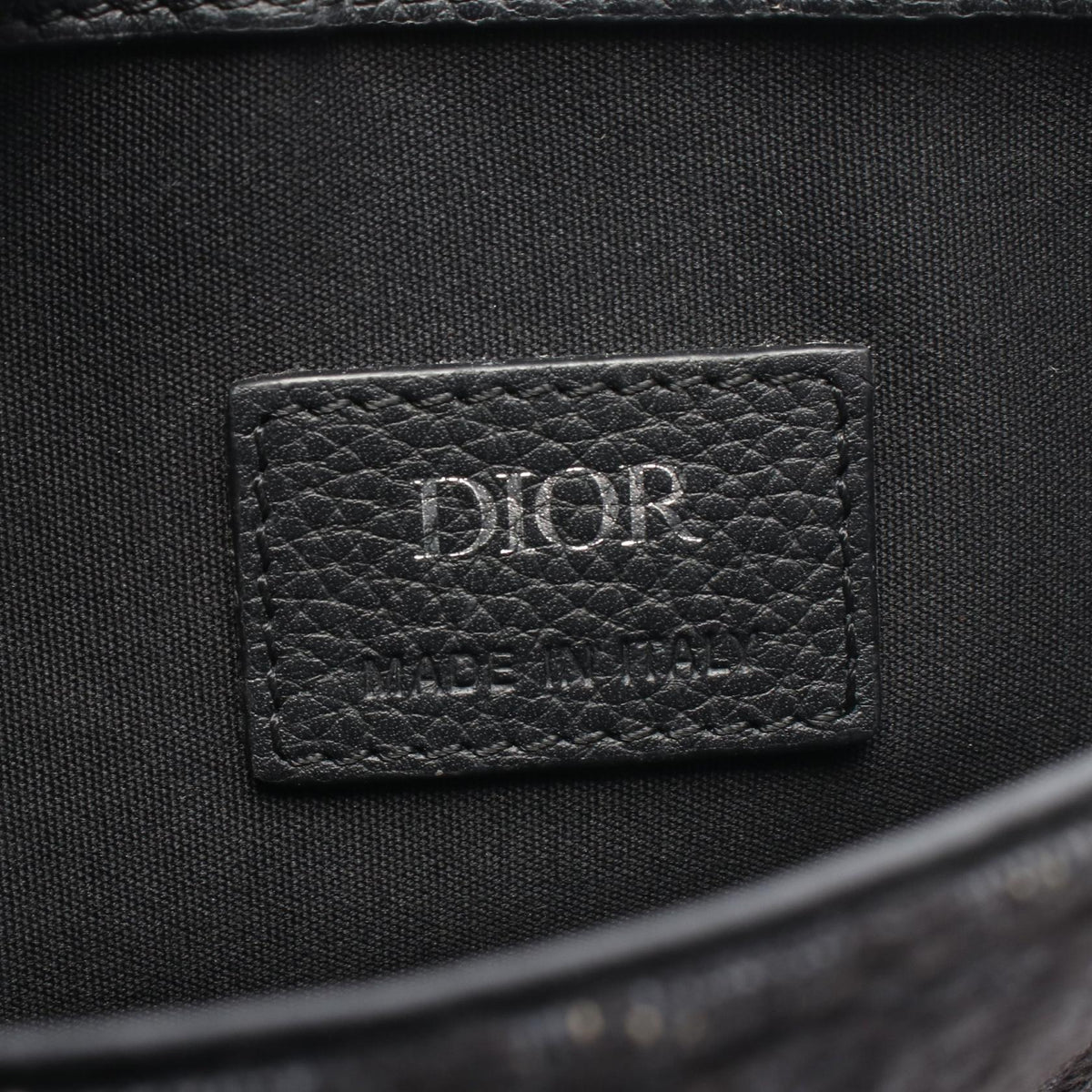 Dior Saddle Oblique Shoulder Bag Black canvas�leather 2101220080051