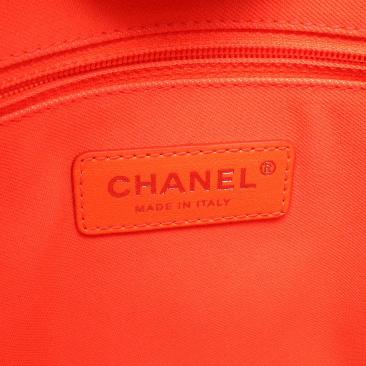 CHANEL Blue/Red Deauville PM canvas�leather 2101220073763