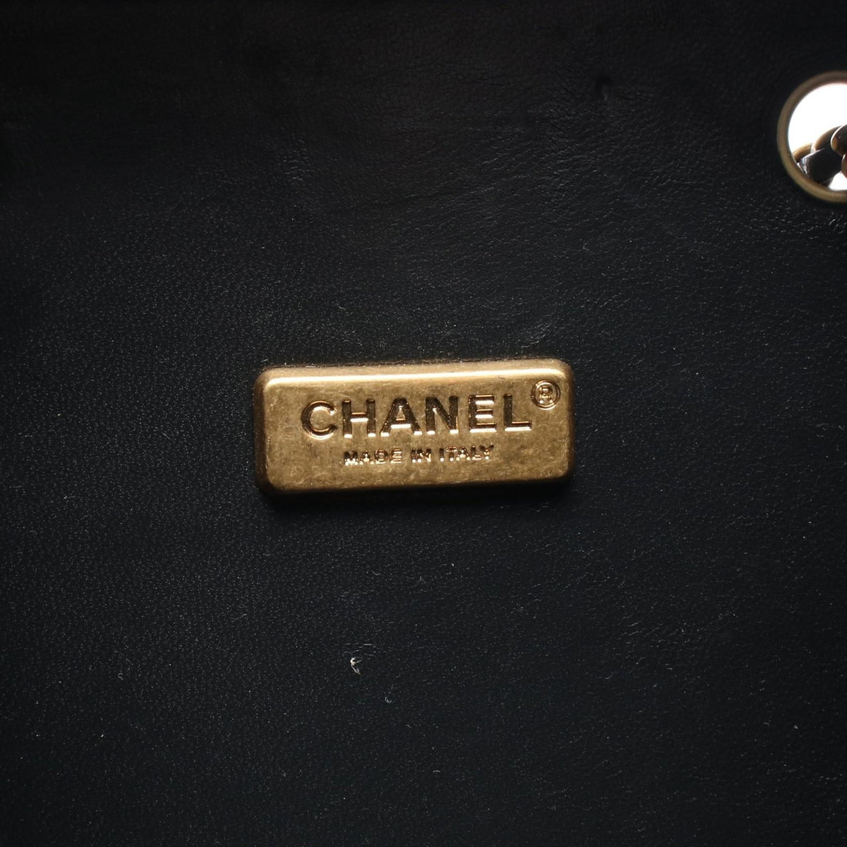 CHANEL Navy accordion wool 2101220073794