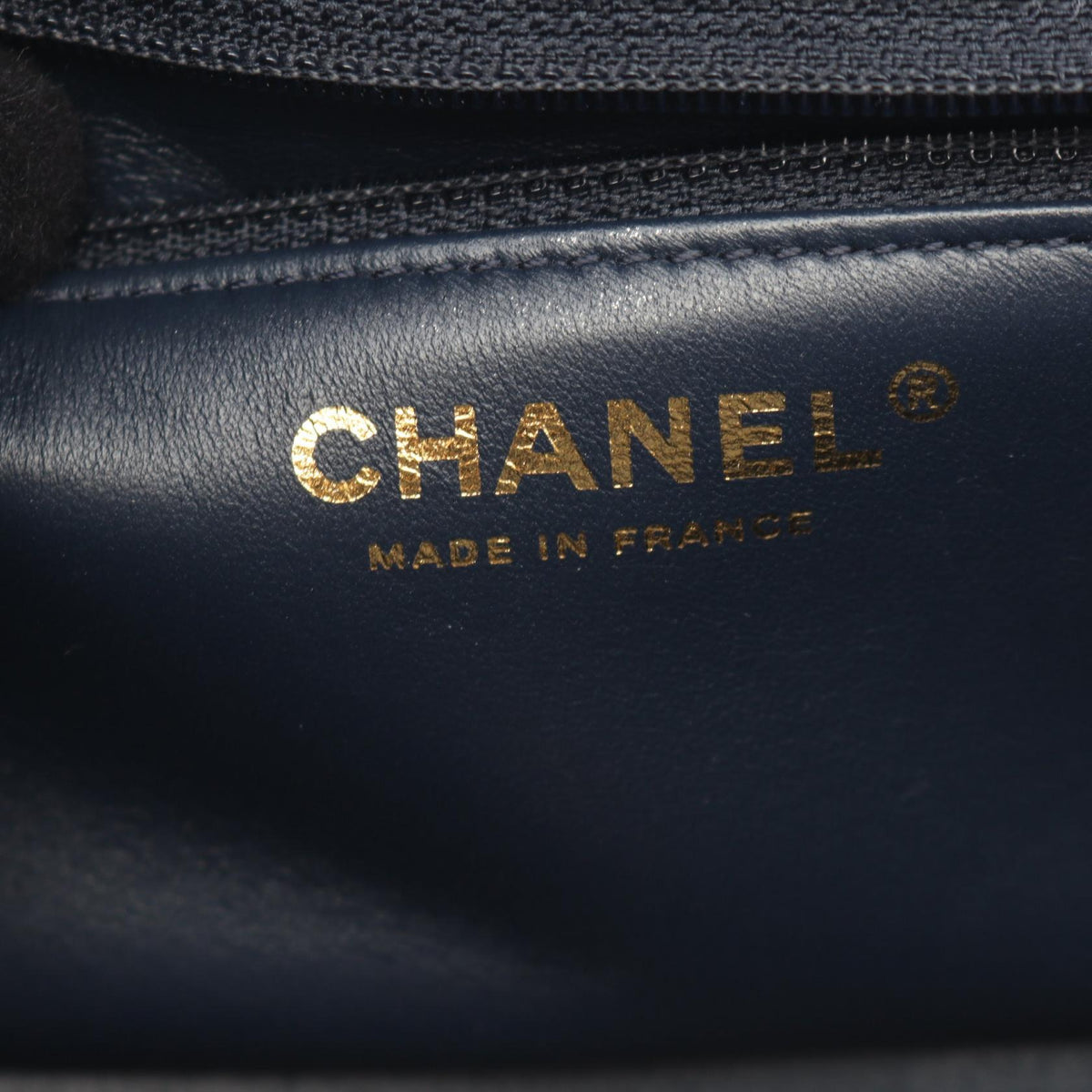 CHANEL Navy Matelasse Lambskin (sheep leather) 2104102529327