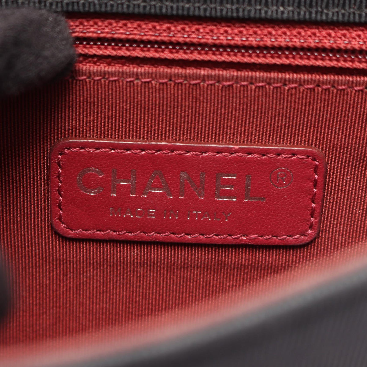 CHANEL Black Matelasse Lambskin (sheep leather) 2104102529396