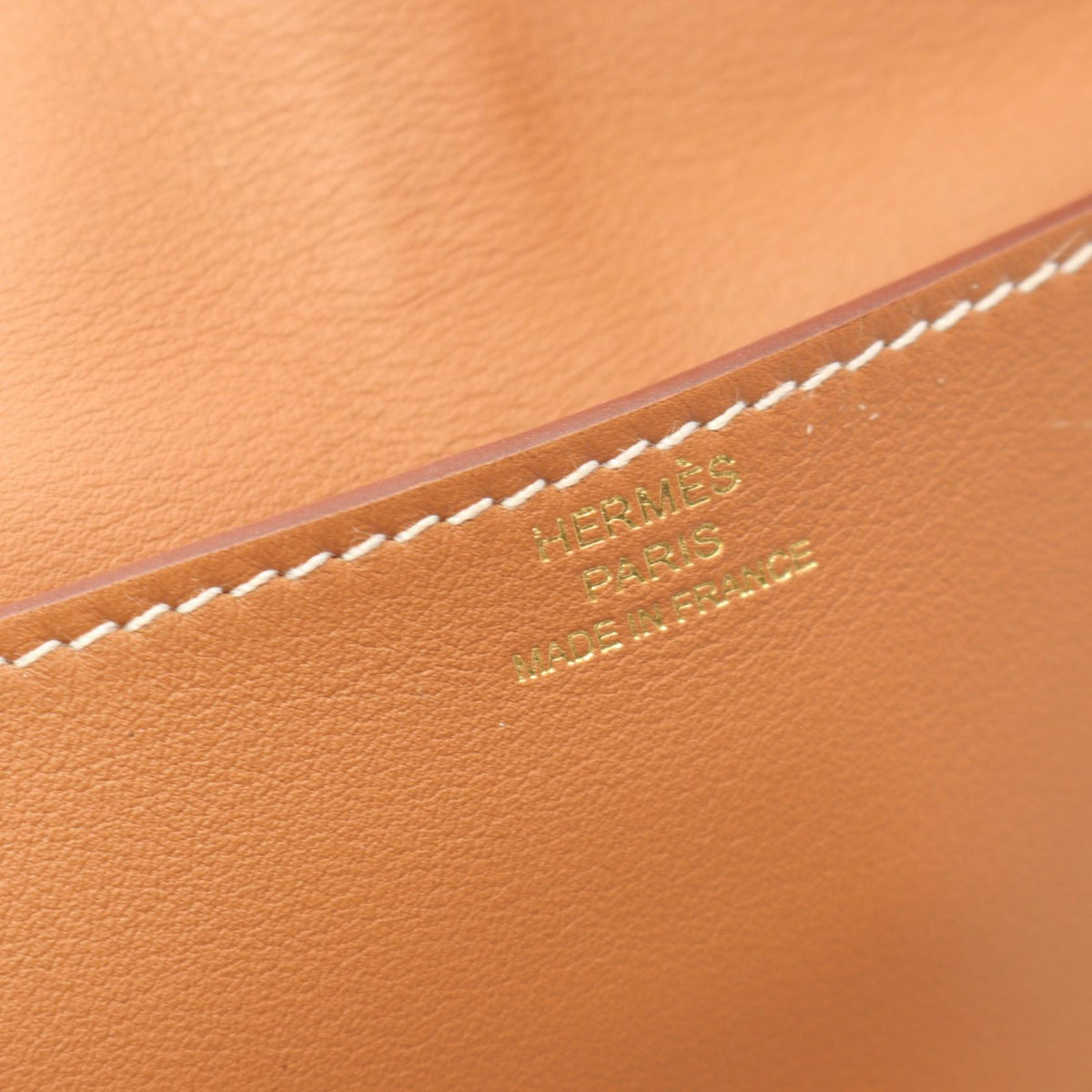 HERMES Glennan To-Go Shoulder BagGold Gold Brown Vaux Swift leather leather Calfskin (cowhide) Vaux Swift leather 2104102529037