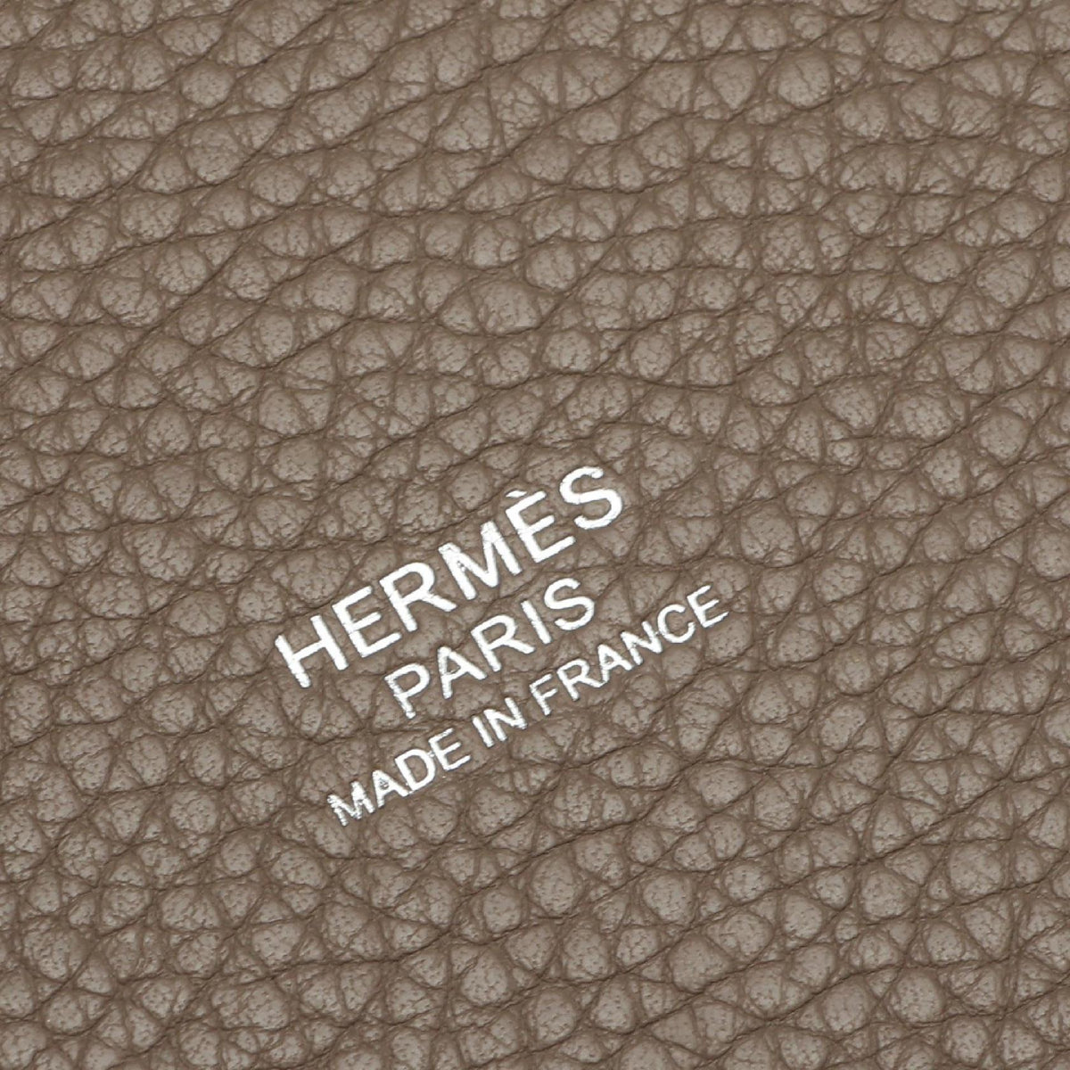 HERMES Picotin Lock MM HandbagGris tourterelle Gris tourterelle Gray Taurillon Clemence leather Taurillon Clemence 2107601171356