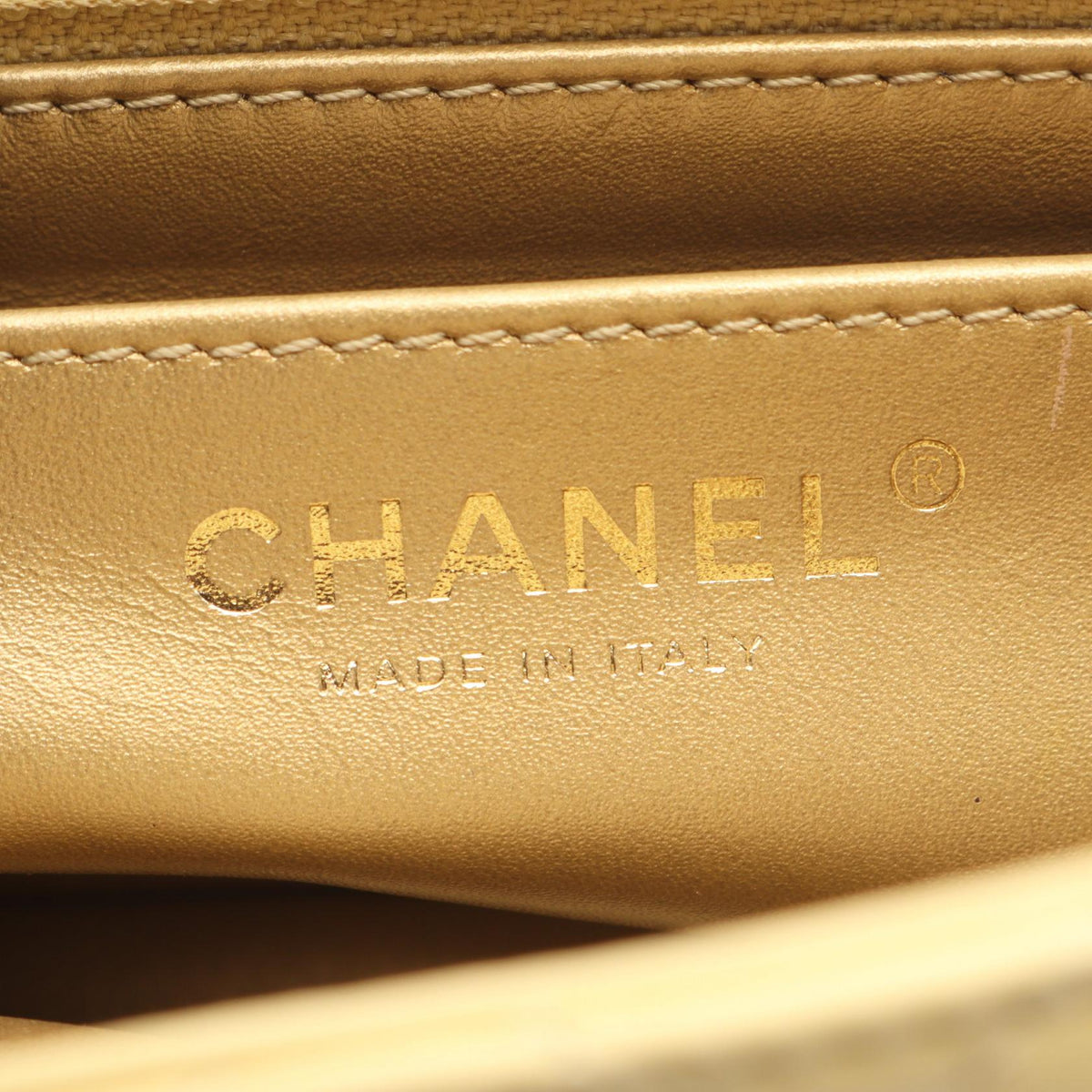CHANEL Yellow Mini Matelasse Lambskin (sheep leather) 2106800638394