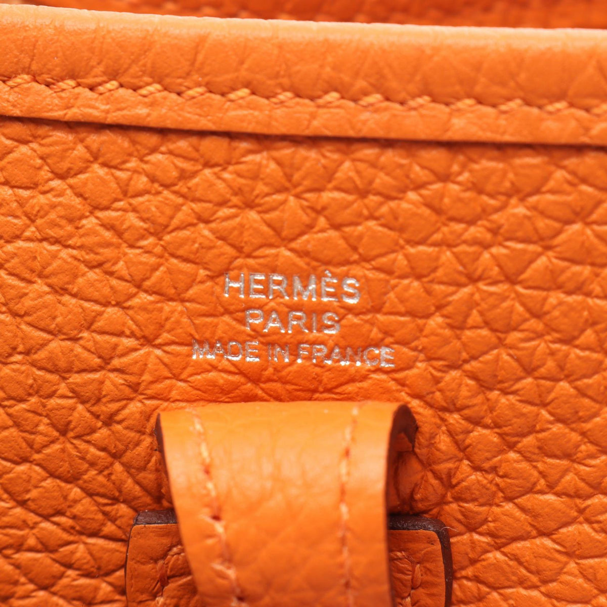 HERMES EvelyneTPM Amazon Shoulder BagOrange Orange Orange Taurillon Clemence leather Taurillon Clemence 2106800638585