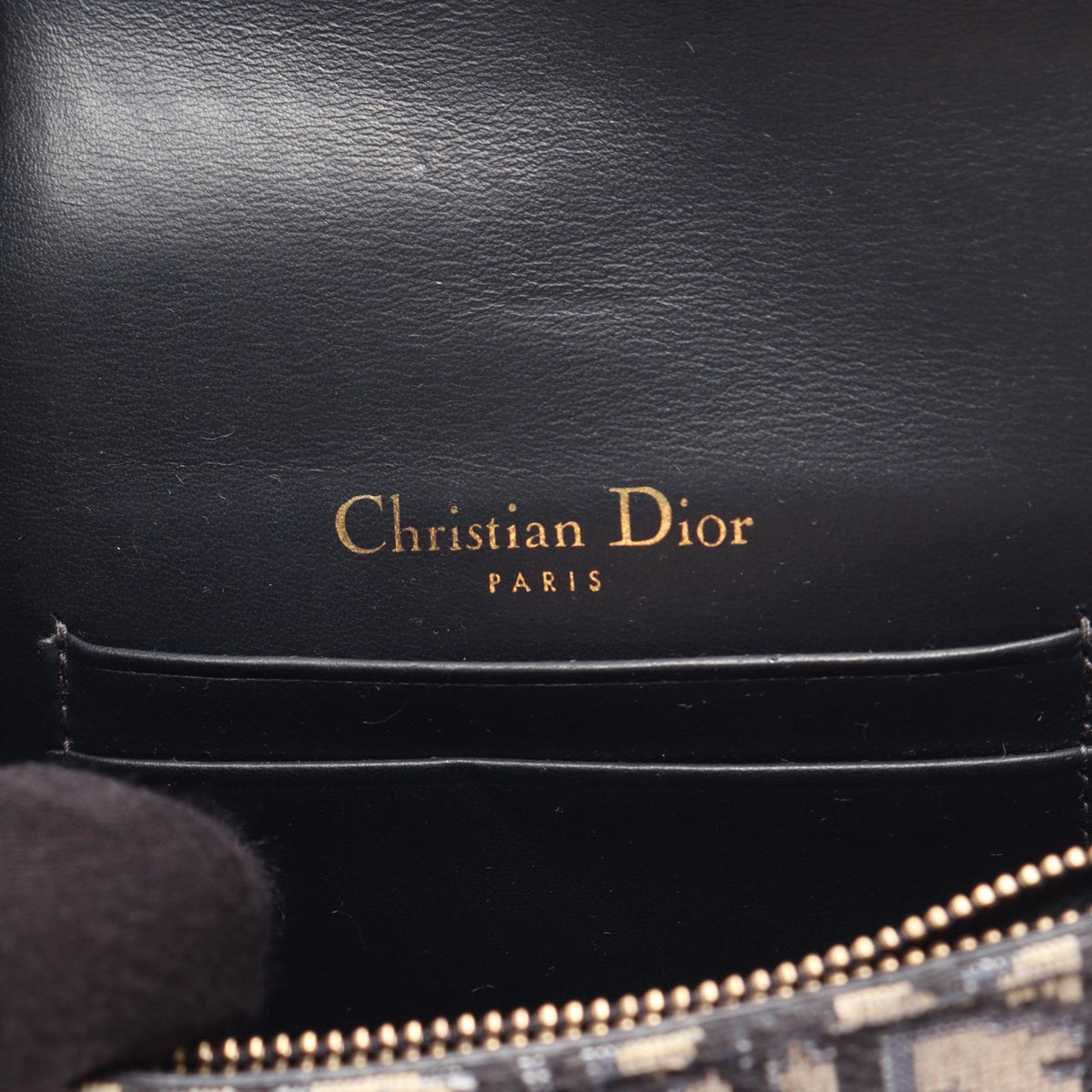 Dior SADDLE Oblique Jacquard Waist bag Body bag Beige/Navy canvas�leather 2101220051327