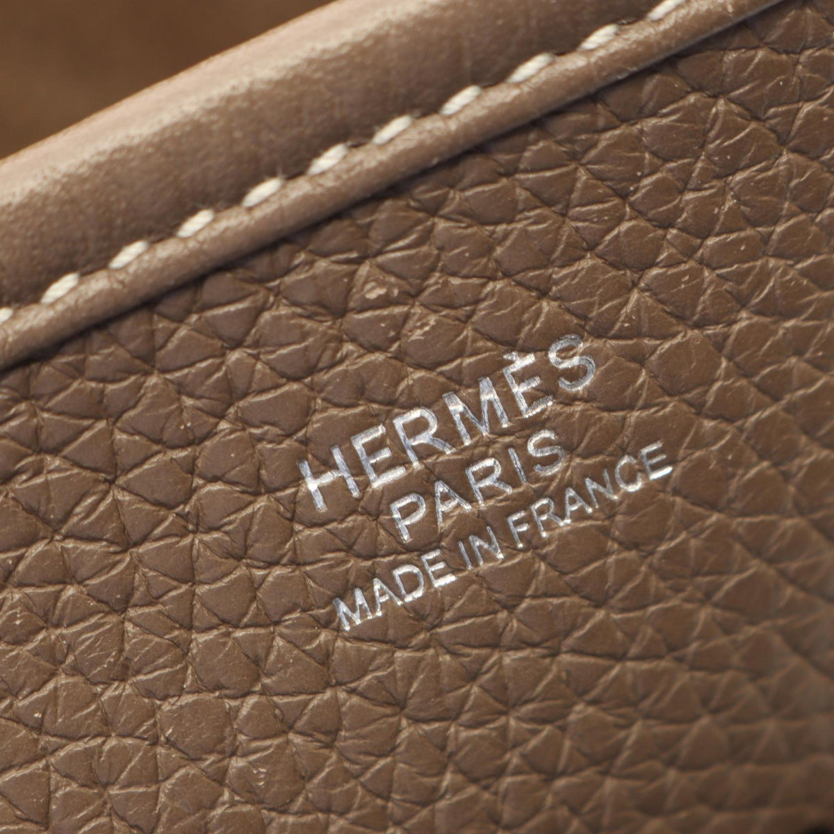 HERMES Evelyne 3 Troyes PM Shoulder BagEtoupe Grey Etoupe Grey Gray Taurillon Clemence leather Taurillon Clemence 2104102526180