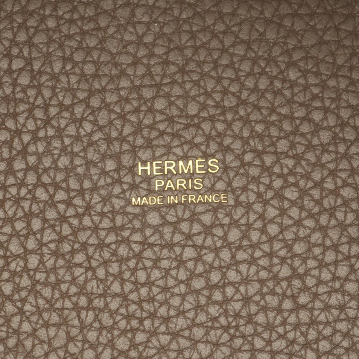 HERMES Picotin Lock MM HandbagEtoupe Grey Etoupe Grey Gray Taurillon Clemence leather Taurillon Clemence 2101220048983