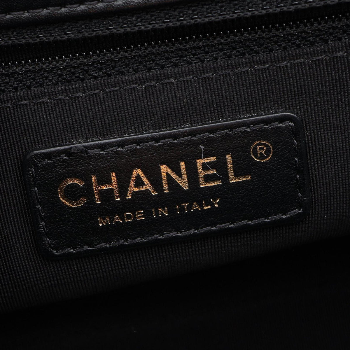 CHANEL Black Matelasse leather 2101220042592
