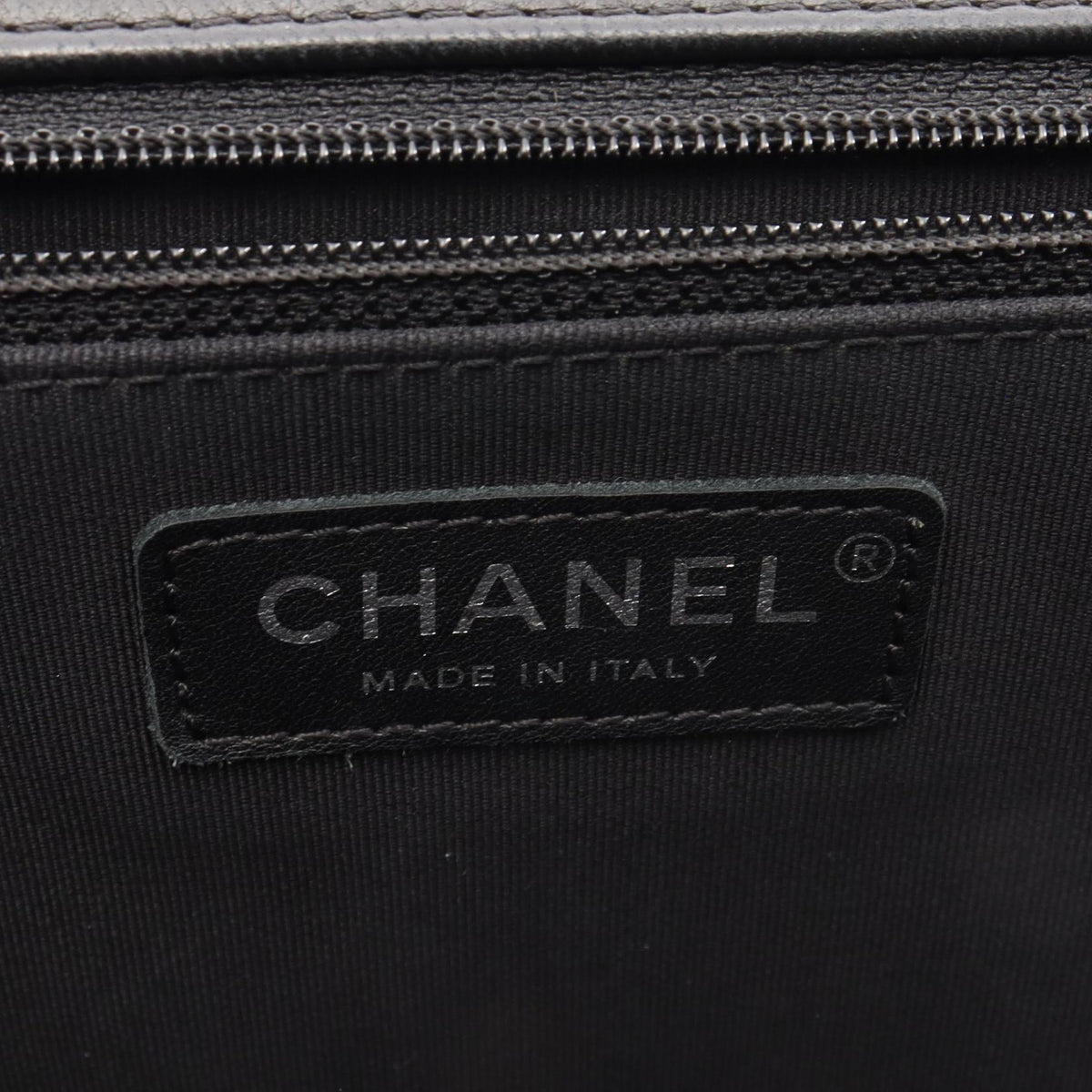 CHANEL Black Boy Chanel Large Lambskin (sheep leather) 2101220036232
