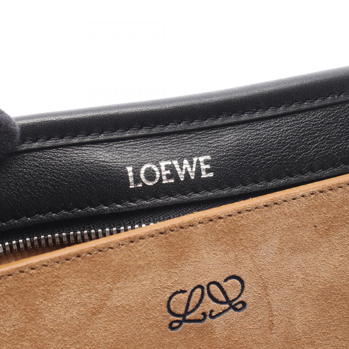 LOEWE Amazona 180 2WAY Handbag Black leather A039AS4X121100 2101220026196