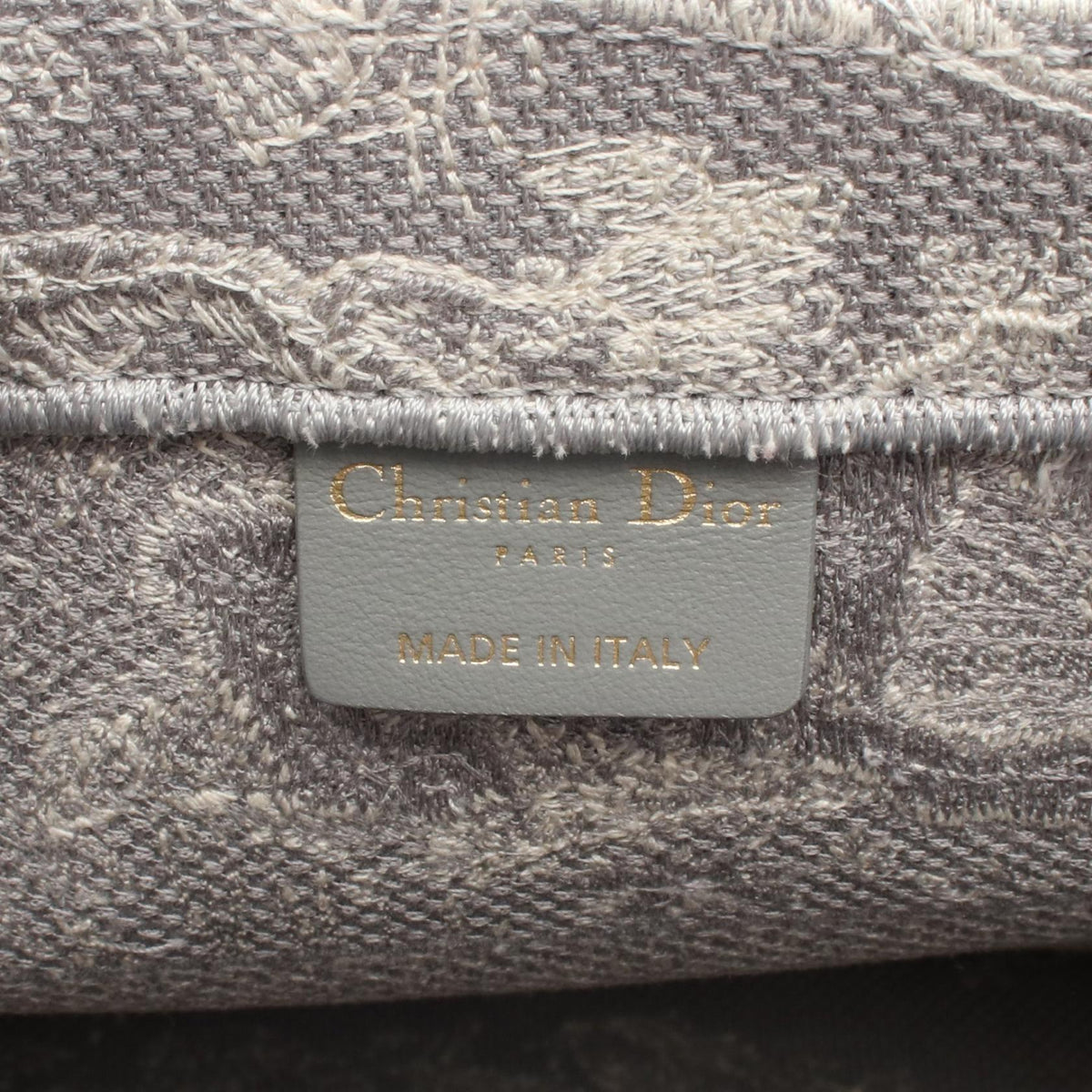 Dior BOOK TOTE Medium Tote Bag Gray/White canvas M1296ZRGO 2101220017958