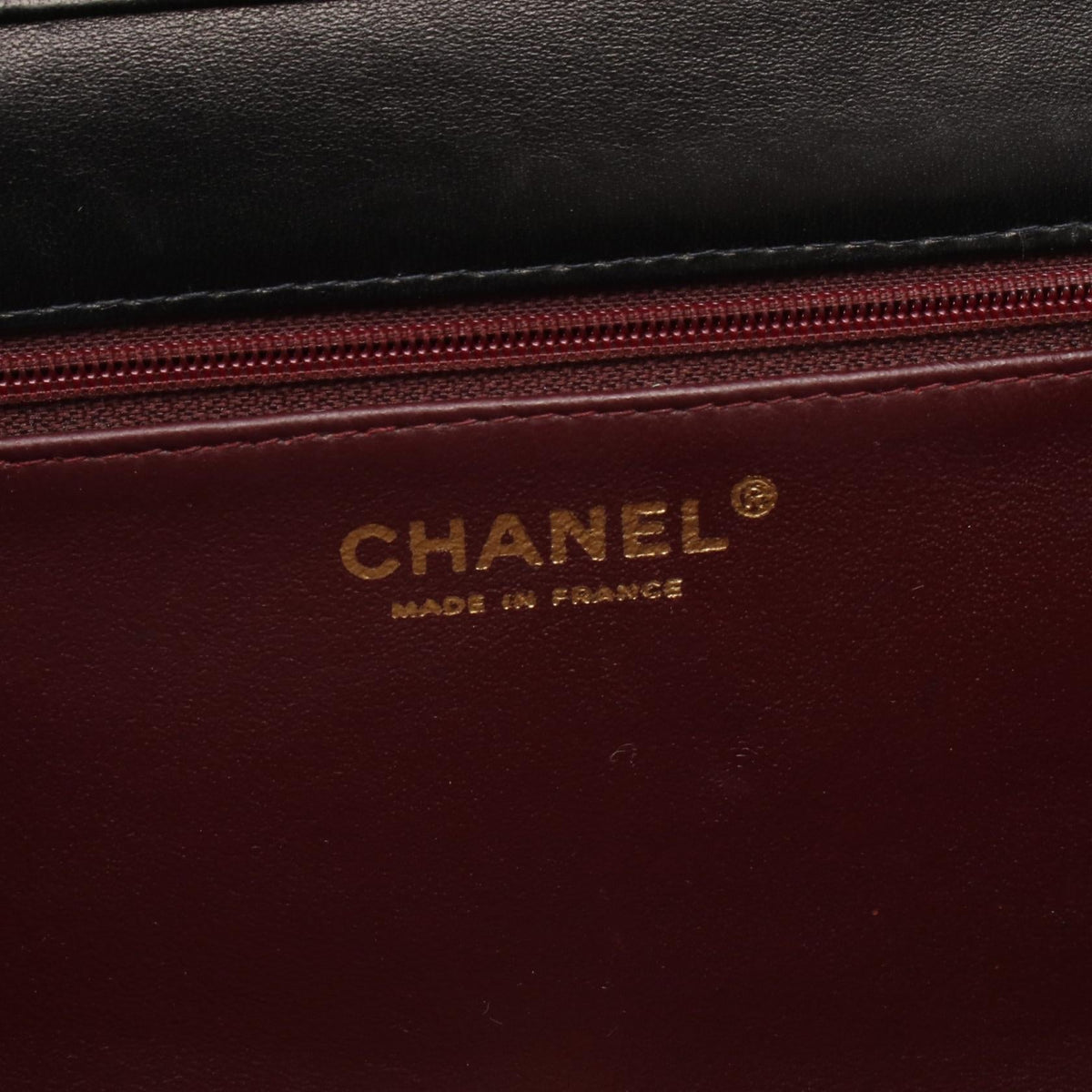 CHANEL Black Full flap Matelasse Lambskin (sheep leather) 2101220013691