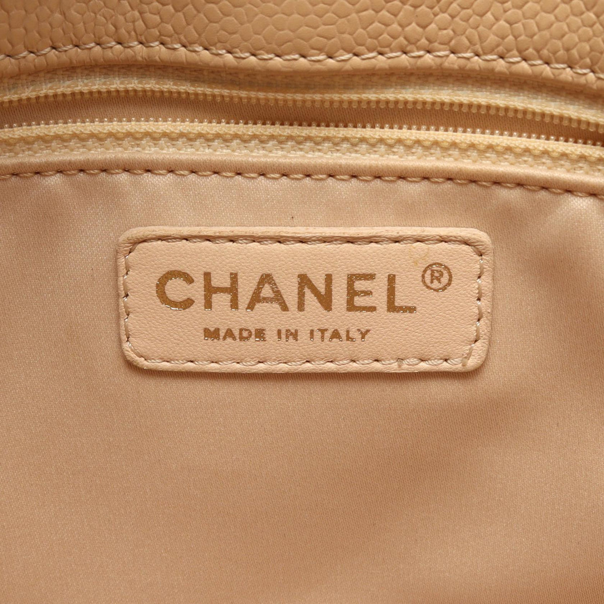 CHANEL Beige Matelasse PST Grained Calfskin leather A50994 2101220012687