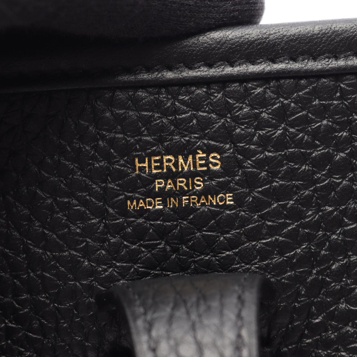 HERMES Evelyne23 Shoulder Bag Black Taurillon Clemence leather 2106800636840