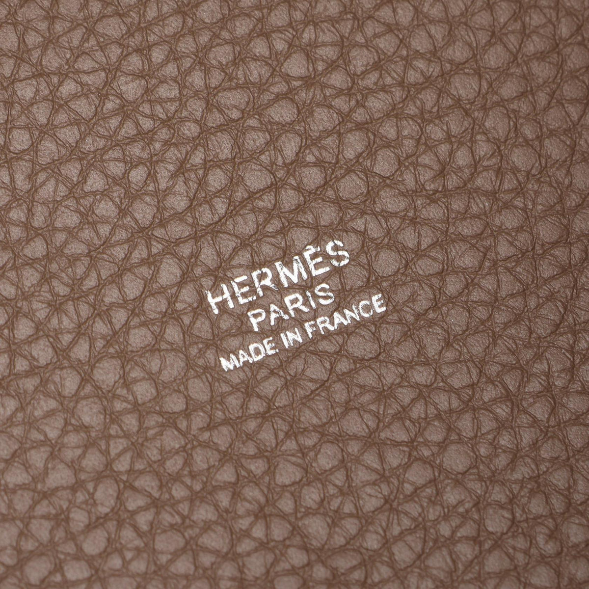 HERMES Picotin Lock MM Etoupe Gray HandbagEtoupe Grey Etoupe Grey Gray Taurillon Clemence leather 2101219993270
