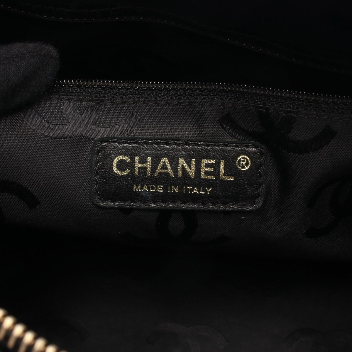 CHANEL Black Wild stitch leather 2101219992235