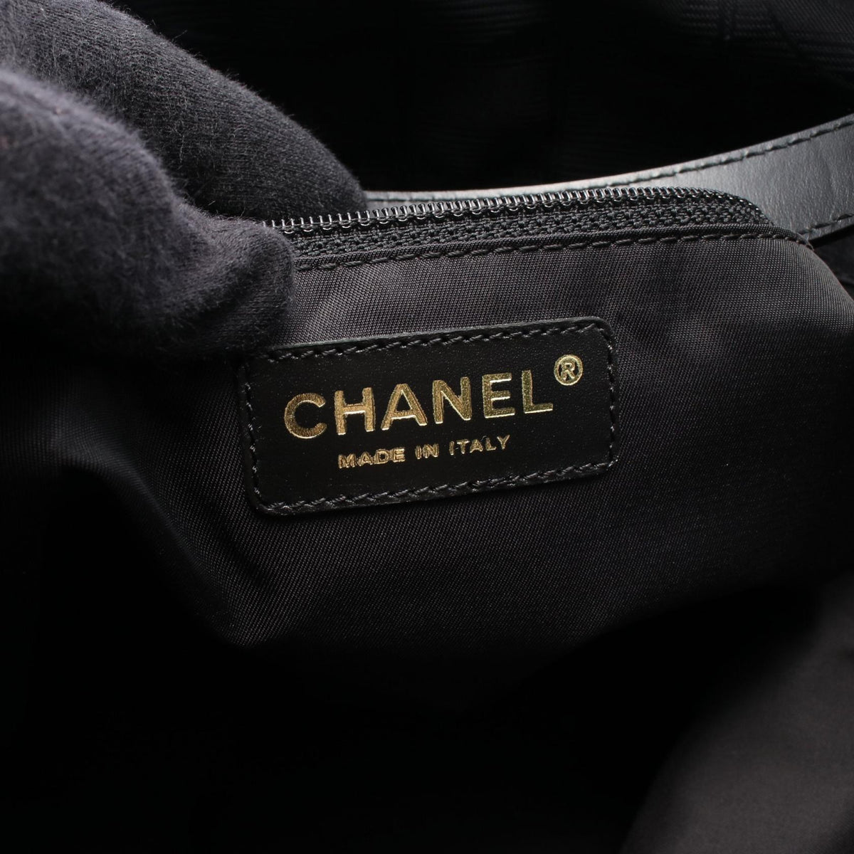 CHANEL Black New travel line GM leather�Nylon canvas A15825 2101219991832