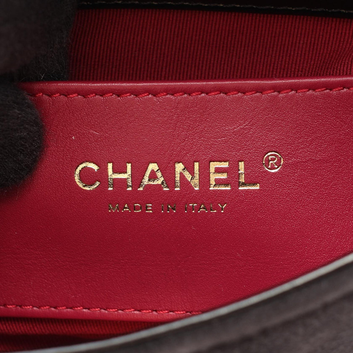 CHANEL Black Matelasse leather�Suede AS3402 2106800636475