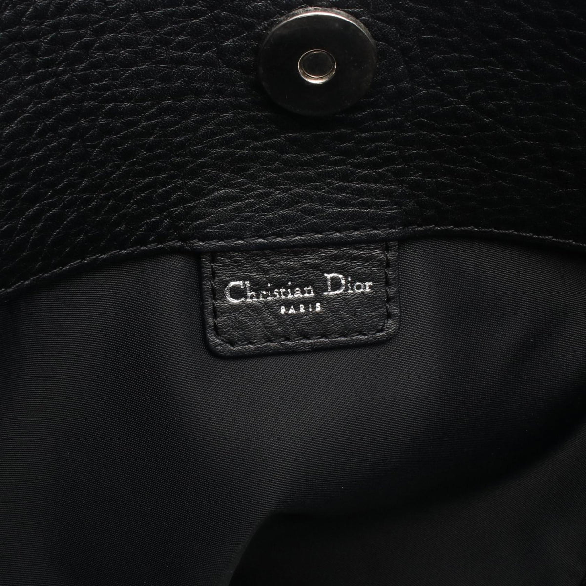Dior Trotter Street Chic Tote Bag Black canvas leather 2101219989143