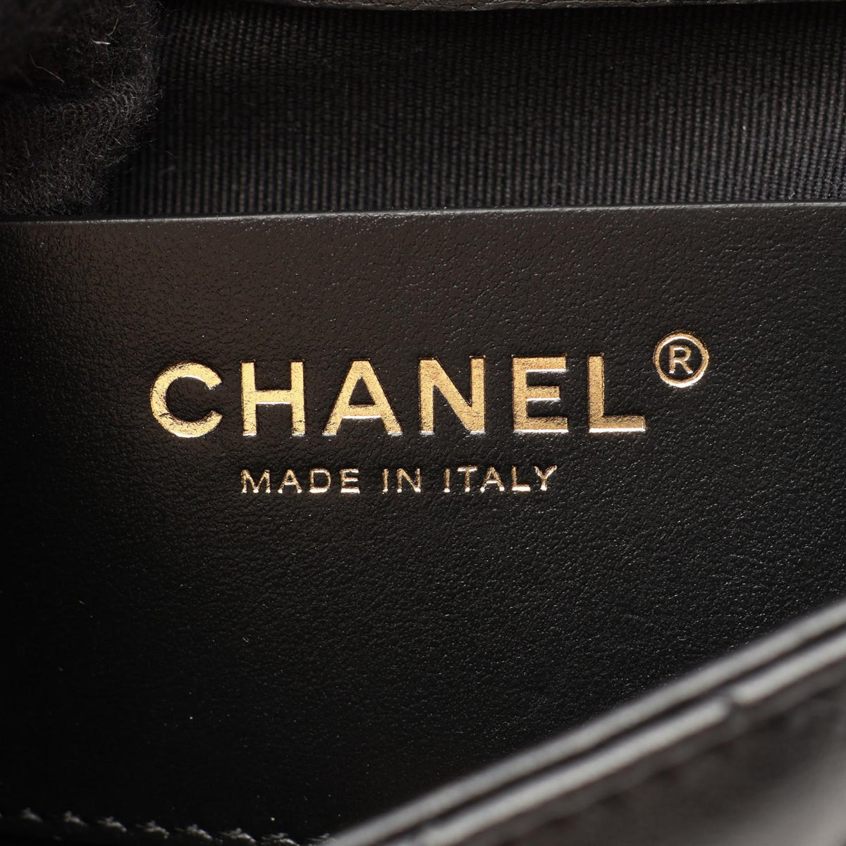 CHANEL Black Matelasse Lambskin (sheep leather)�Patent leather 2106800636352