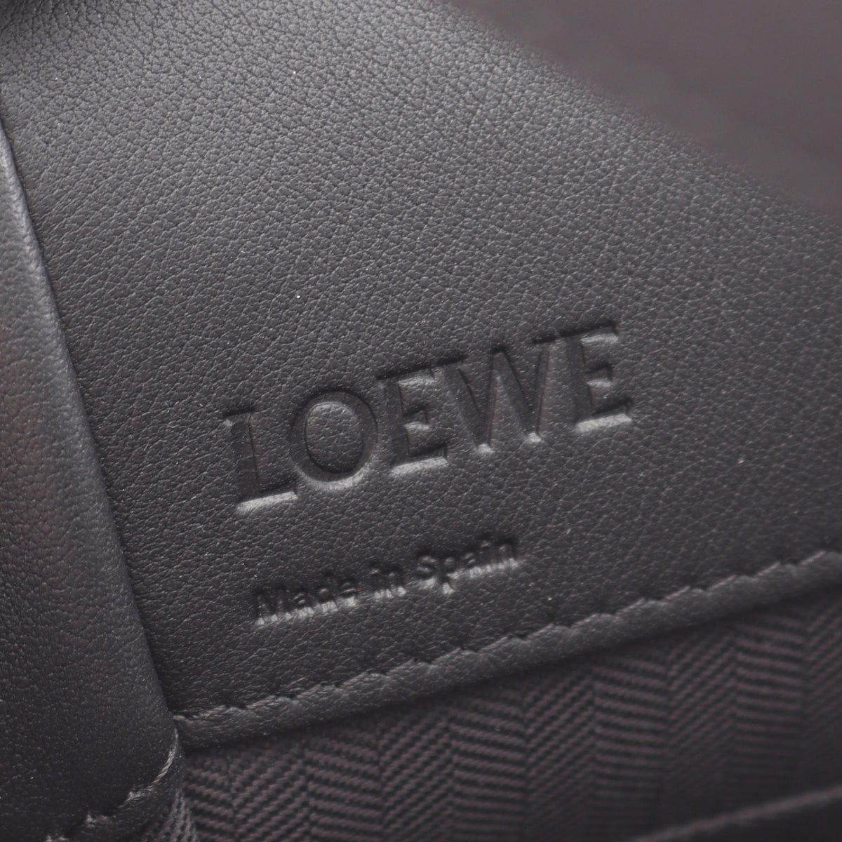 LOEWE Hammock Flip Bag 2WAY Handbag Black leather A538HHBX071100 2101219983783