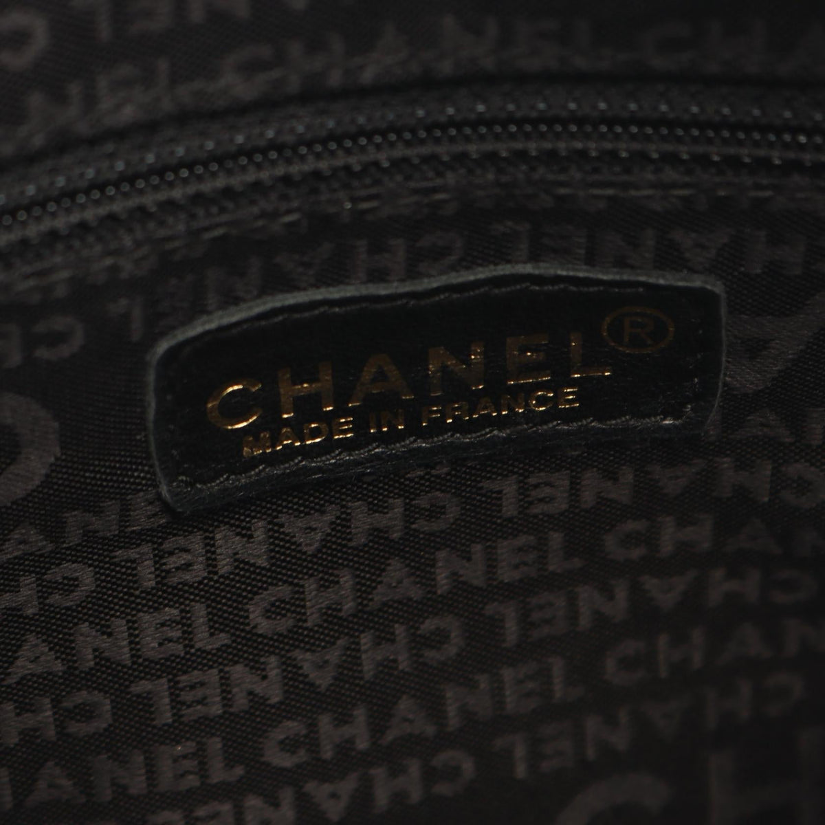 CHANEL Black Chocolate bar Lambskin (sheep leather) A17809 2101219982540