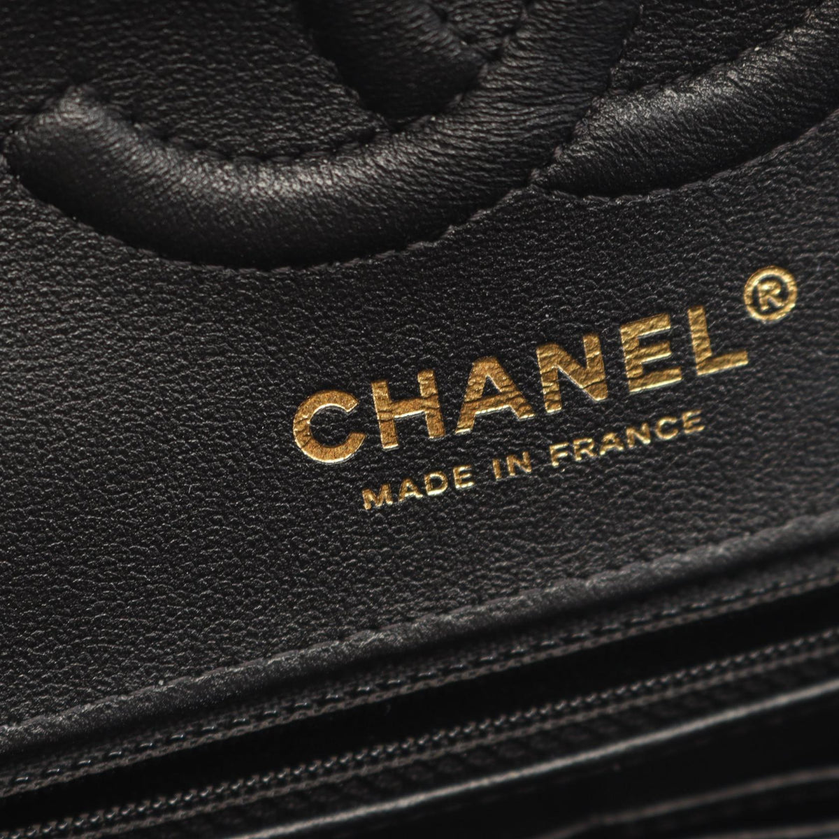 CHANEL Black/White Double flap bicolor Lambskin (sheep leather) 2106800635959