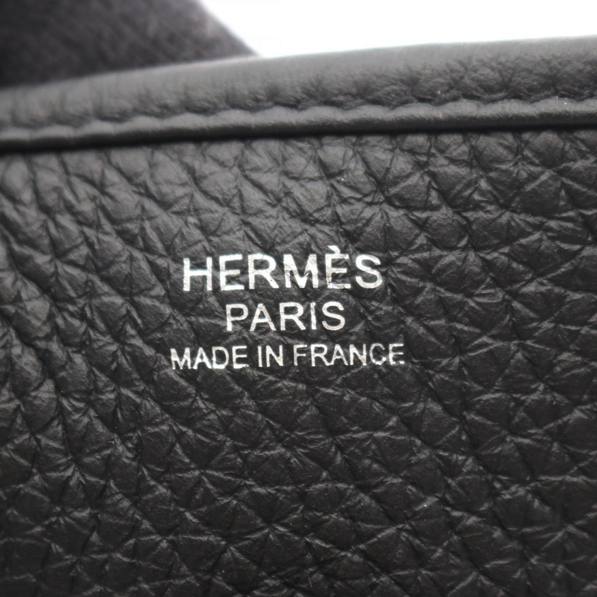 HERMES Evelyne 3 Troyes PM Shoulder Bag Black Taurillon Clemence leather Taurillon Clemence 2106800635539