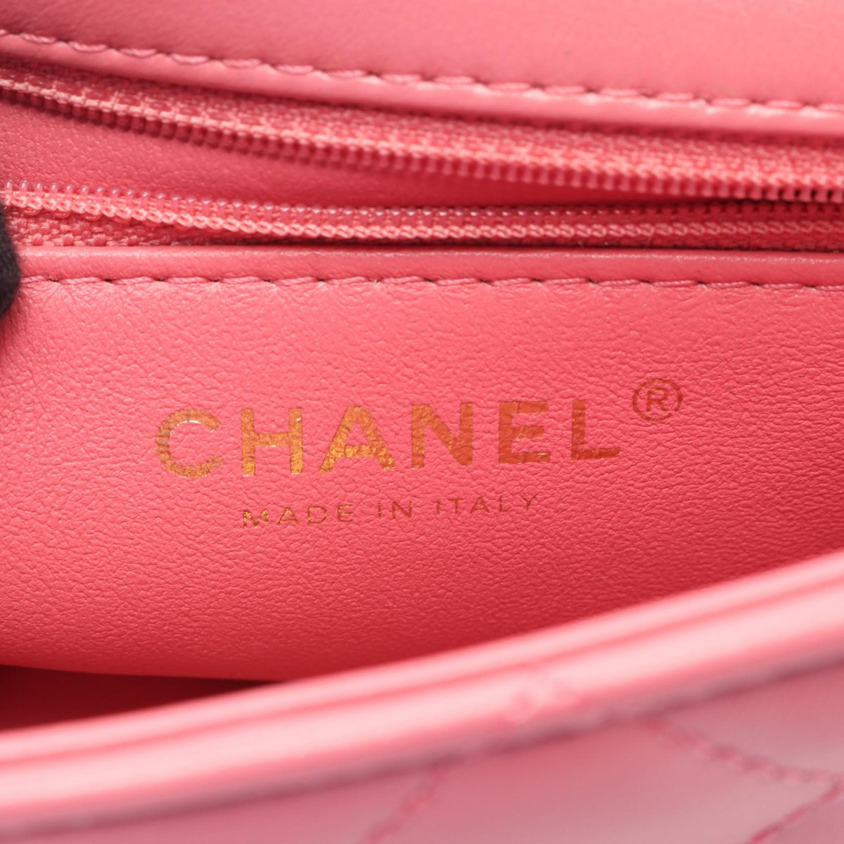 CHANEL Pink Matelasse Small Top Handle 2-Way Bag Lambskin (sheep leather) 2106800634532