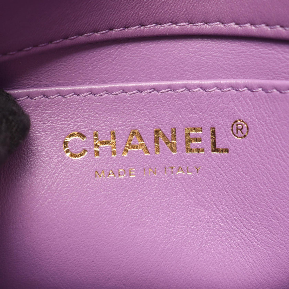 CHANEL Purple Matelasse small flap Lambskin (sheep leather) 2101219957777