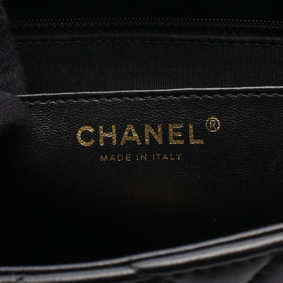 CHANEL Black Matelasse Lambskin (sheep leather) 2101219957791