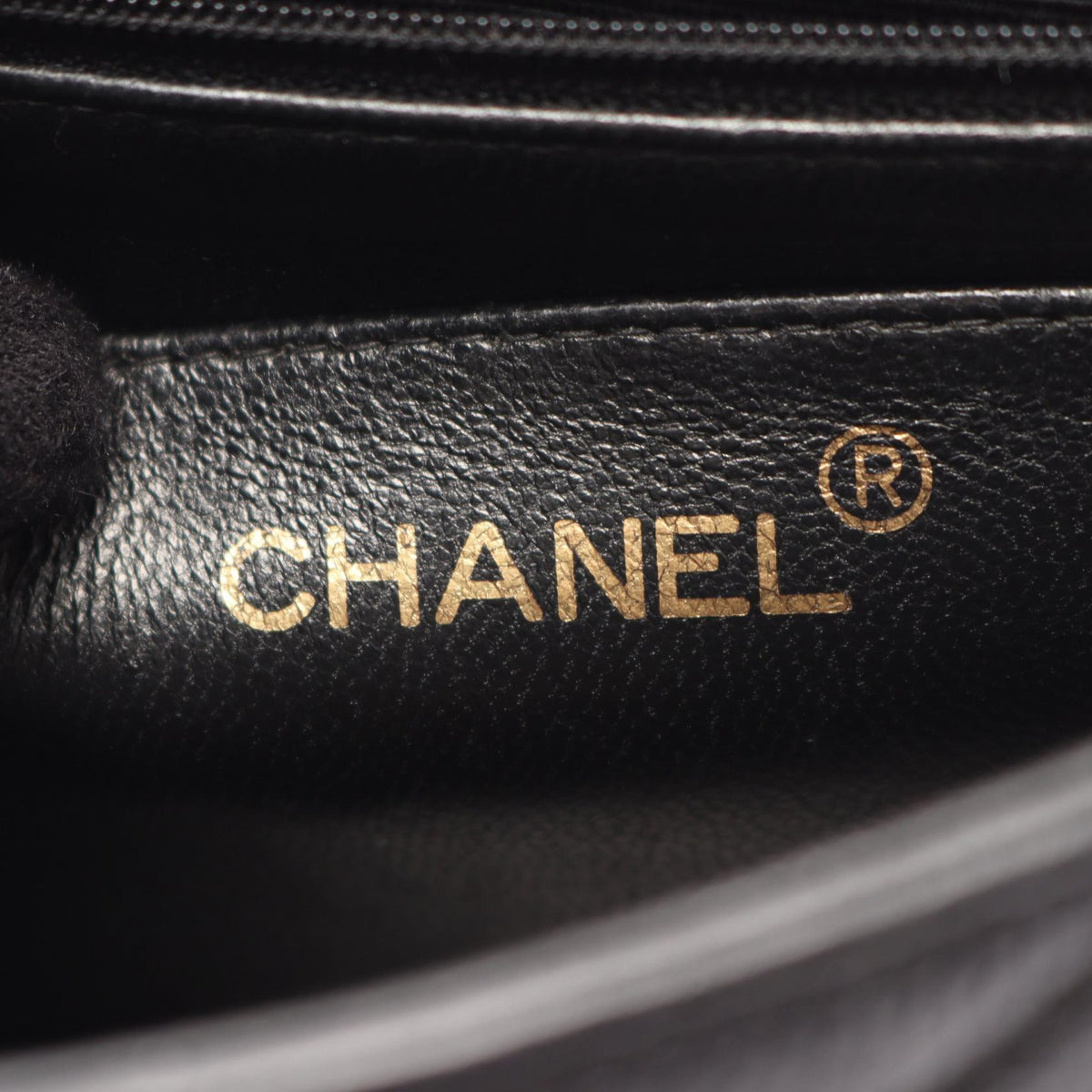 CHANEL Black Chevron V-Stitch Mini Calfskin (cowhide) 2101219956756