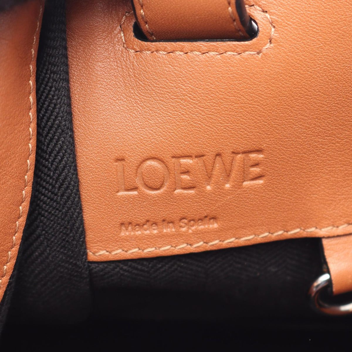 LOEWE HAMMOCK SMALL (2-Way Hammock) Handbag Brown leather 2101219955926