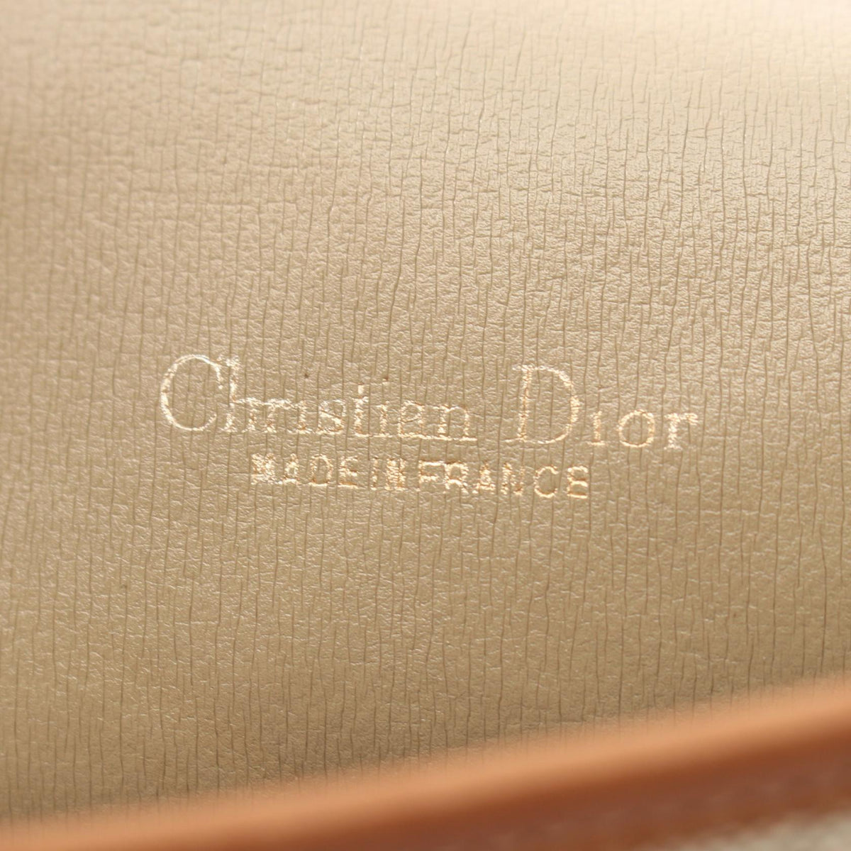 Dior Honeycomb Shoulder Bag Beige/Brown PVC coated canvas leather 2101219951256