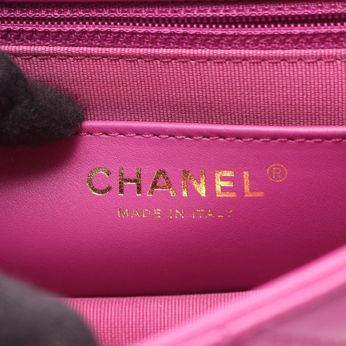 CHANEL Purple Matelasse Lambskin (sheep leather) 2107601159422