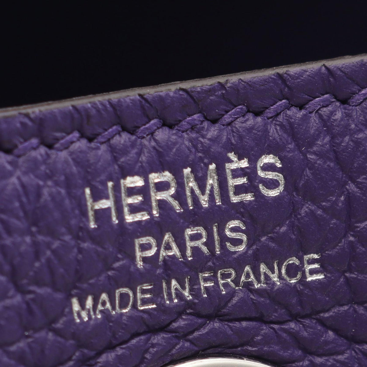 HERMES Lindy Mini 2WAY Shoulder Bag Purple Taurillon Clemence leather Calfskin (cowhide) Taurillon Clemence 2104102514316