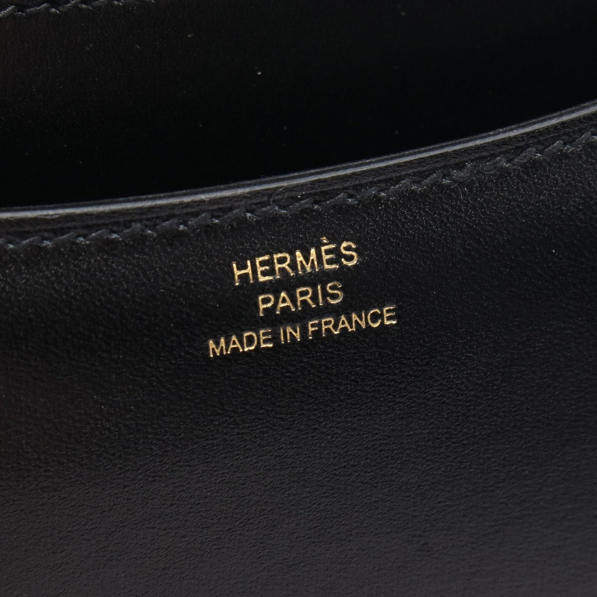 HERMES Constance 3 mini Shoulder Bag Black Box calf leather Calfskin (cowhide) 2101219928913