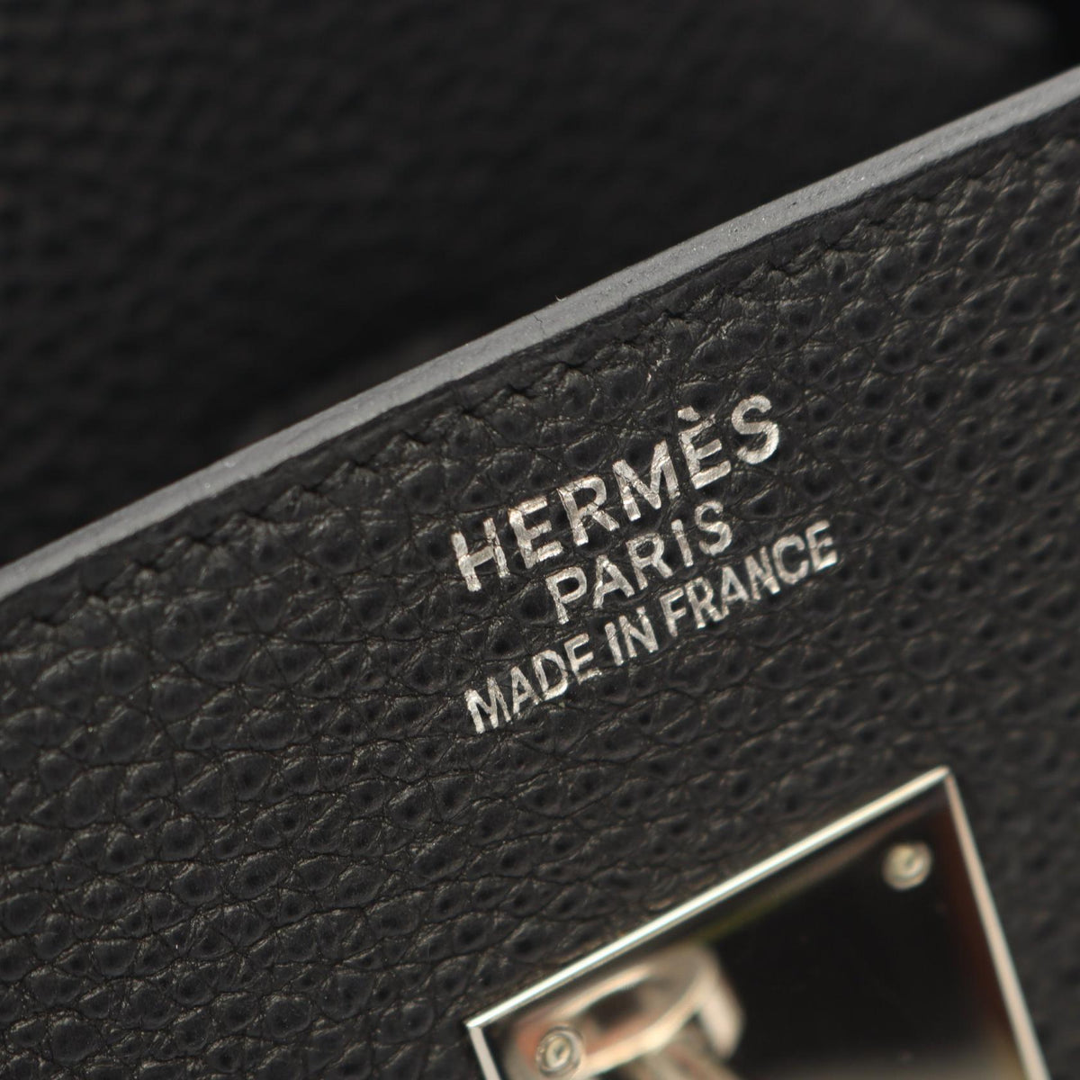 HERMES Birkin 35 Handbag Black Togo leather Other Togo leather 2101219928050