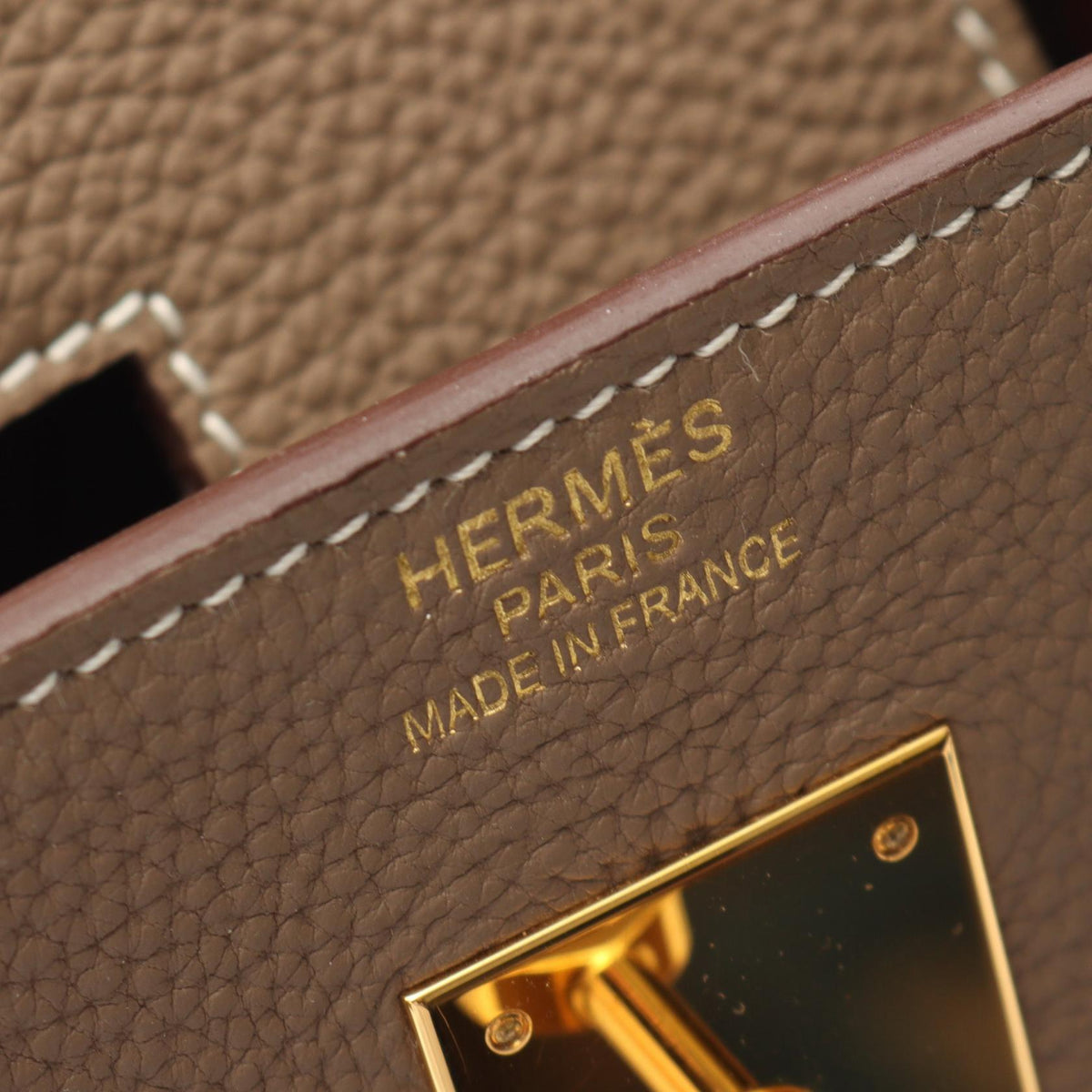 HERMES Birkin 40 HandbagEtoupe Grey Etoupe Grey Gray Togo leather leather Calfskin (cowhide) Togo leather 2107601158050